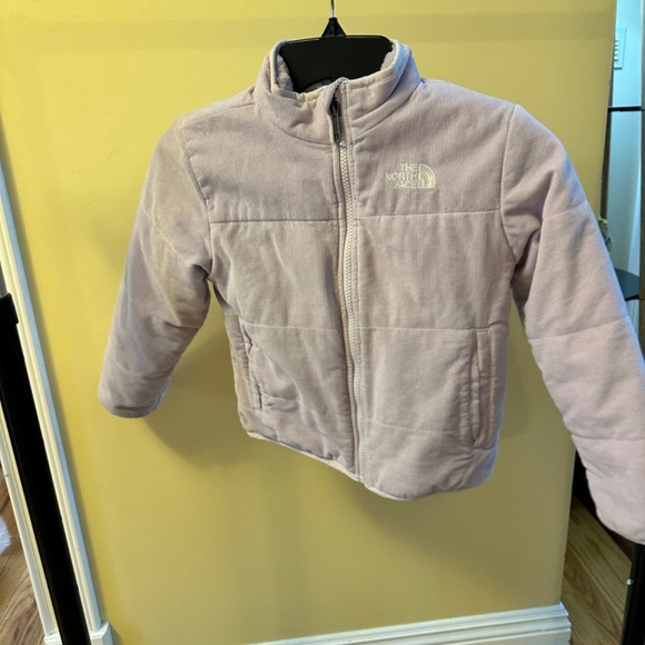 THE NORTH FACE KIDS REVERSIBLE MOSSBUD JACKET: Size 6 / Lavender Fog - Picture 1 of 12